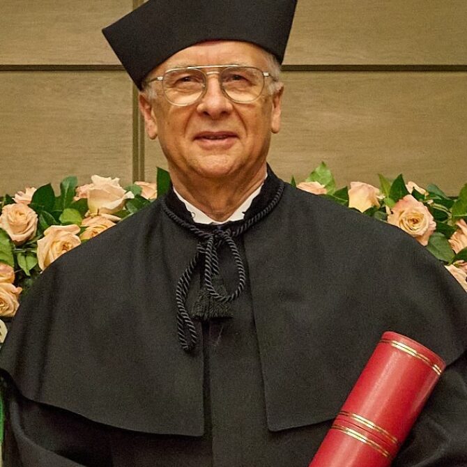 Nadanie tytuł dr h.c. M. Świtońskiemu