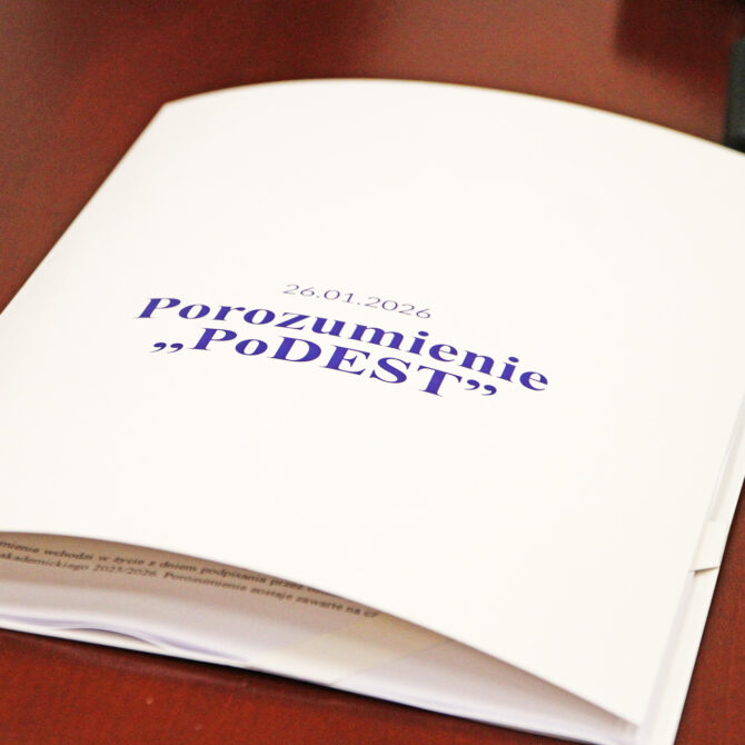 Podpisanie porozumienia w sprawie realizacji programu PoDEST