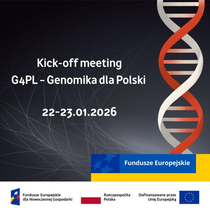 Dofinansowanie dla projektu G4PL – Genomika dla Polski!