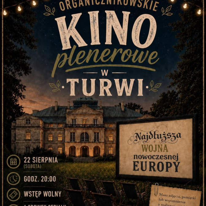 Organicznikowskie Kino Plenerowe w Turwi. Historia, serial i wspomnienia