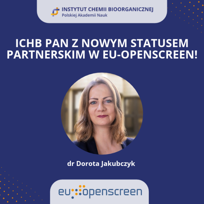 ICHB PAN z nowym statusem partnerskim w EU-OPENSCREEN!